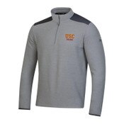 USC Trojans Men's Under Armour Gray ColdGear Infrared 1/4 Zip Top